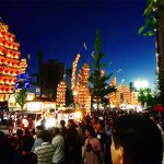 秋田が全国に誇るお祭り『竿燈まつり2017』屋台村も観覧席も人人人で凄かったです（笑）